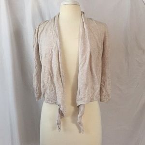 American Eagle size S oatmeal crop cardigan